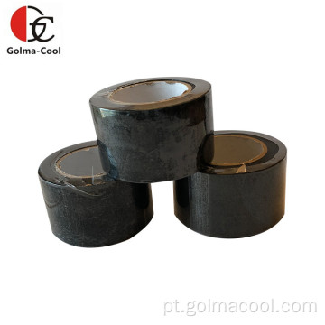 Fita adesiva preta de PVC para ar condicionado com isolamento de borracha